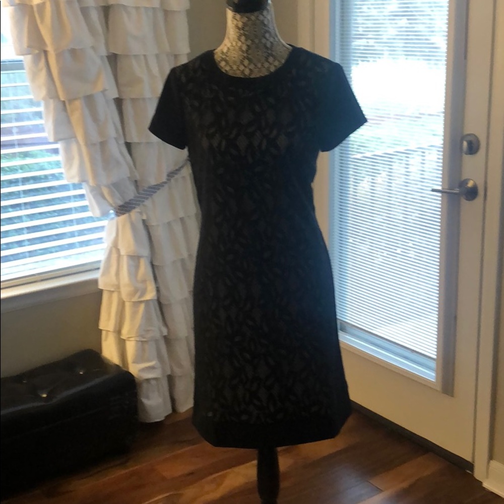 Black lace dress